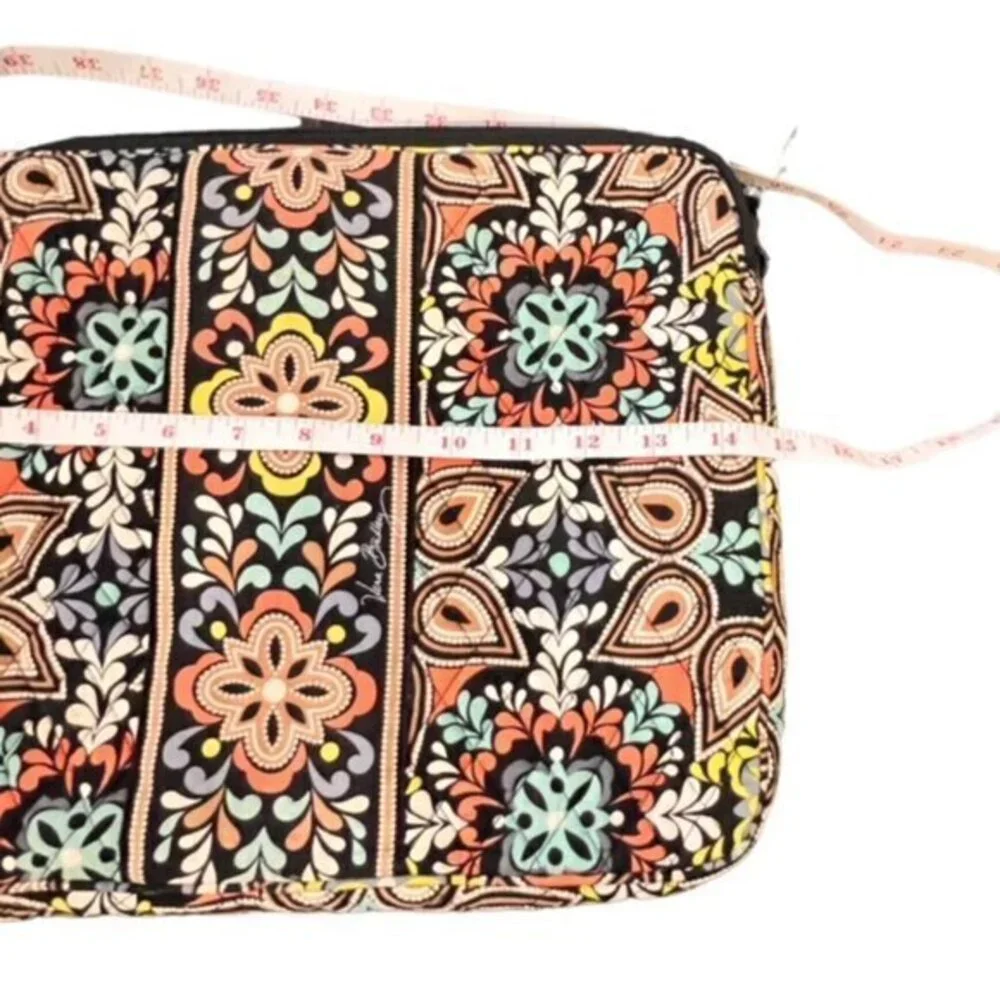 Vera Bradley Tablet Laptop Sleeve Sierra Quilted Zip 14X11 Floral Inner Pocket‎